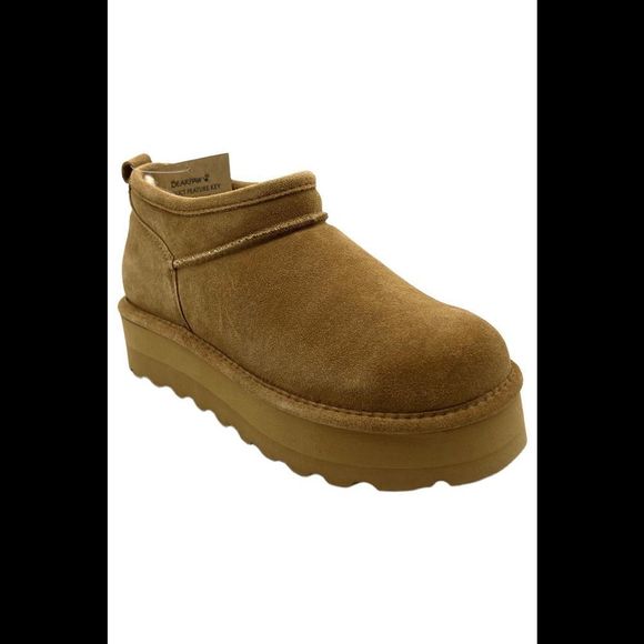 BEARPAW Retro Super Shorty Bootie w/Rain Repellent Iced Coffee - Medium - Picture 1 of 3